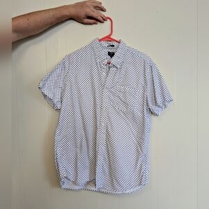 J. Crew Slim Oxford Floral Short Sleeve Button Up
